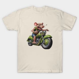 Mean    Rat on bike T-Shirt